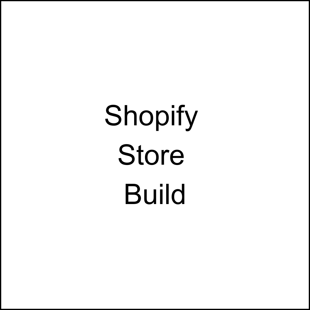 Basic Shopify Store Build