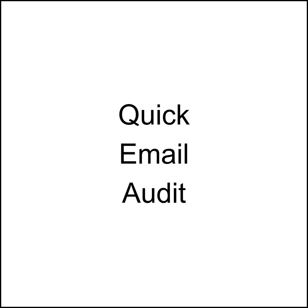 Email Marketing Audit